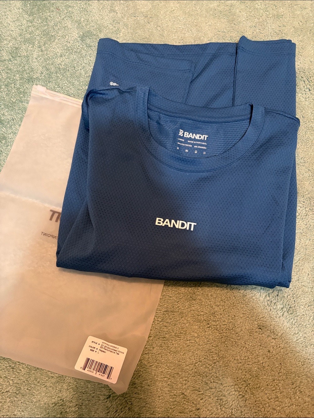 Women’s large bandit micro mesh tee